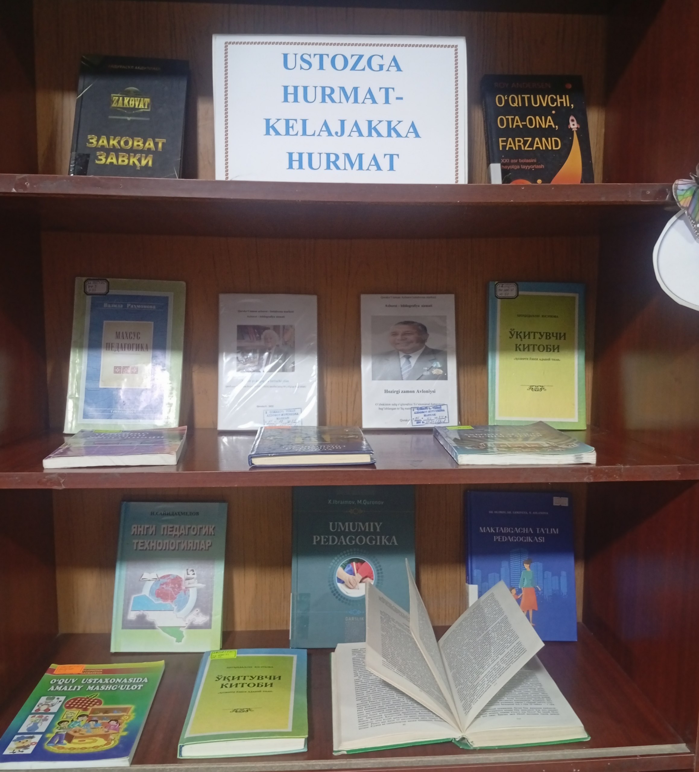 “Ustozga hurmat kelajakka hurmat”